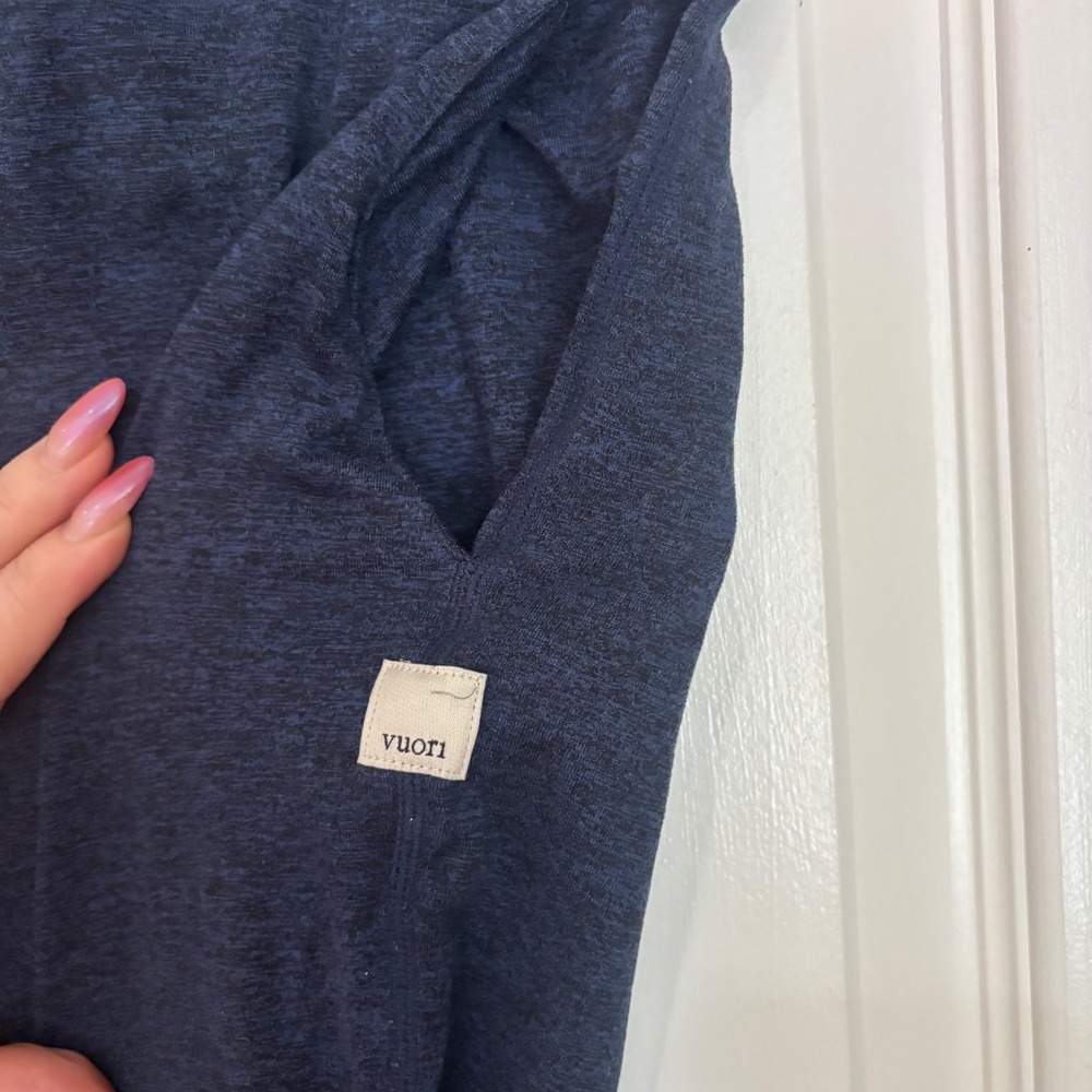Vuori Performance Jogger Navy Heather Drawstring Sweatpants VW303 Womens XS - Picture 3 of 4